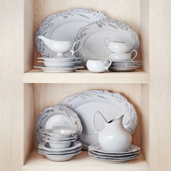 Crate and Barrel French Country Vibe Porcelain Jug - Picture 2 of 8